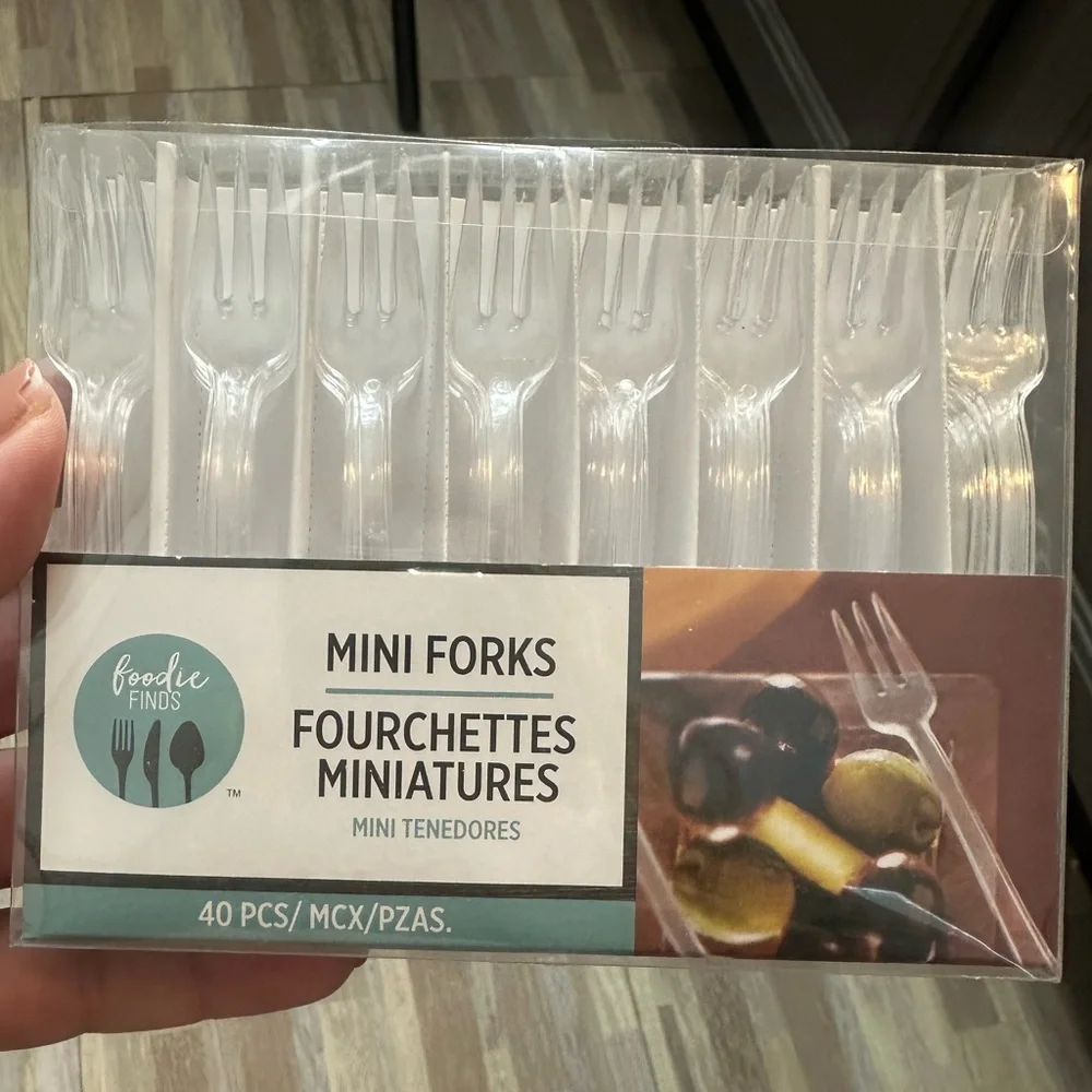 (2) 40 Count of Mini Forks, NEW, unopened